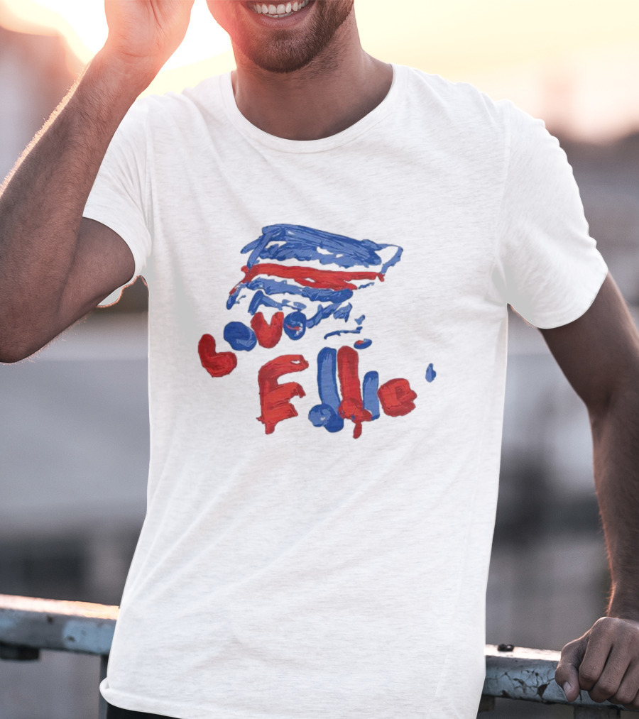Buffalo Love Eddie Bills Colors T-Shirt