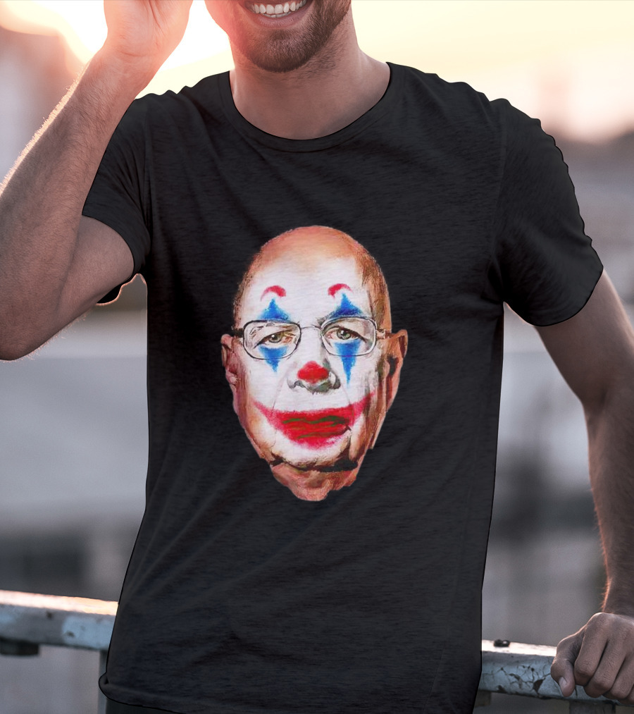 Klaus Schwab Joker Clown Face Paint T-Shirt