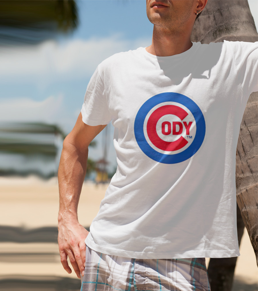 Chicago Cubs Cody Logo Circle Emblem T-Shirt