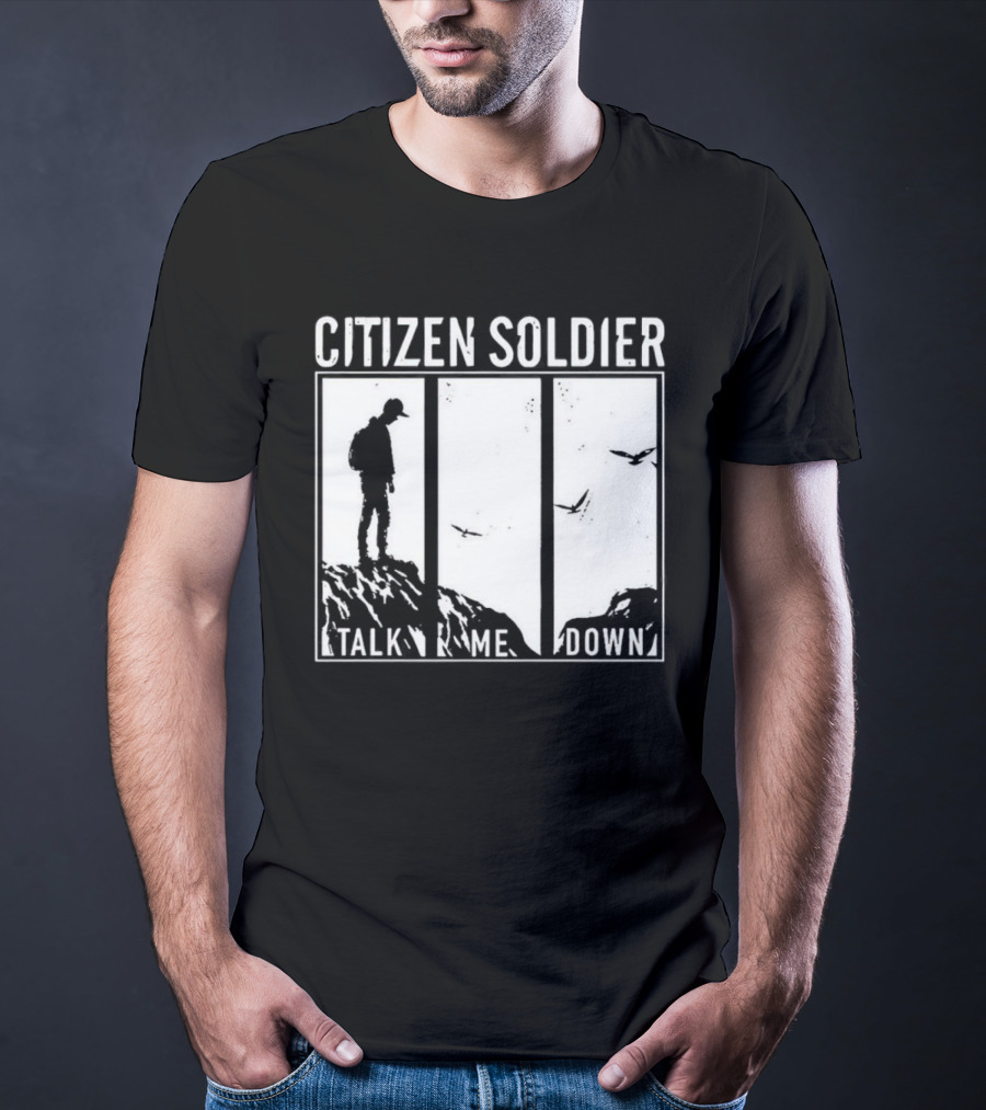 Citizen Soldier Talk Me Down Silhouette With Birds T-Shirt