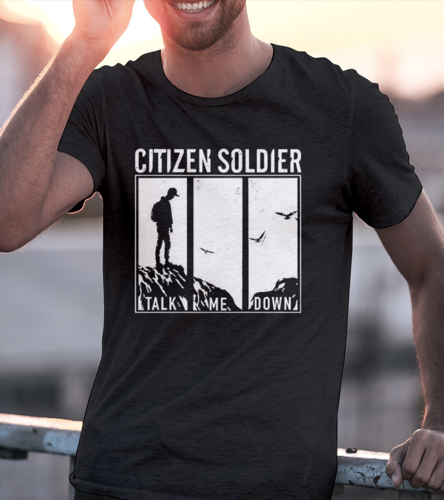 Citizen Soldier Talk Me Down Silhouette With Birds T-Shirt
