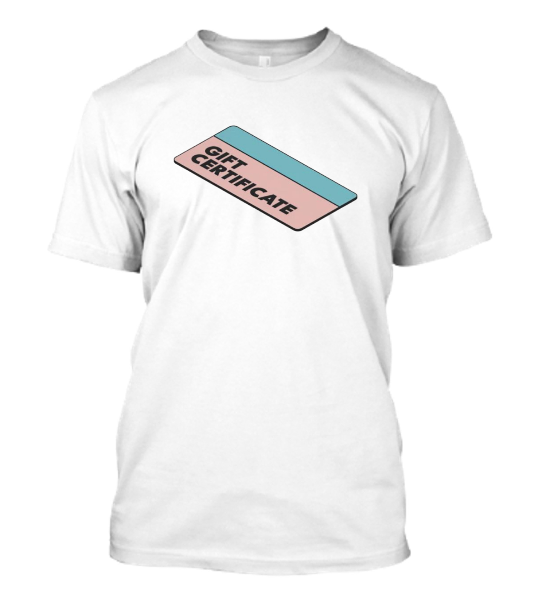 Gift Certificate Pastel Card T-Shirt