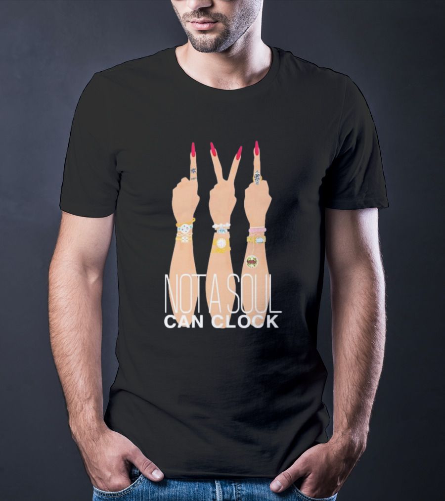 Monica Beverly Hillz Not A Soul Can Clock Hands T-Shirt
