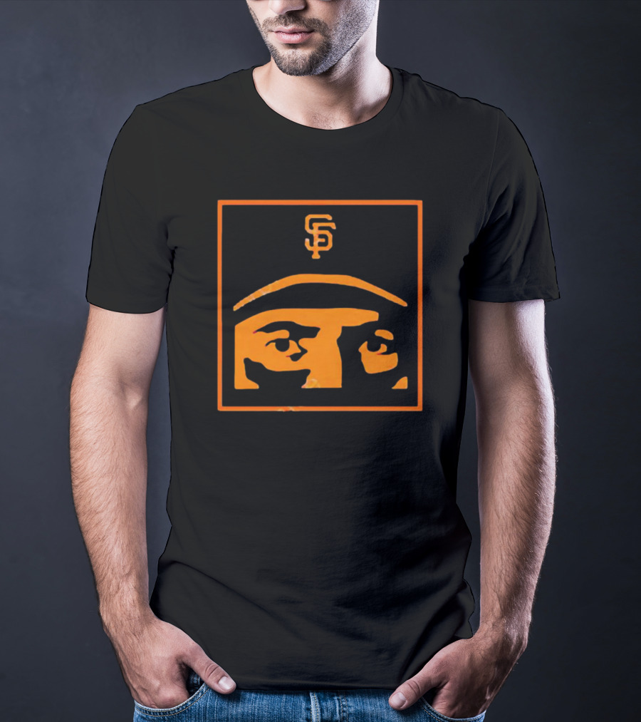 San Francisco Giants Will Clark Thrill SF Logo Eyes T-Shirt