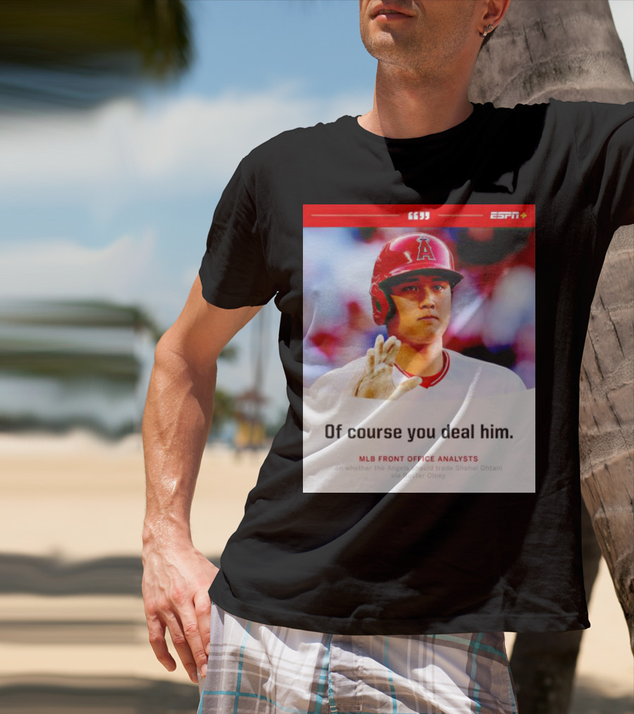ESPN+ Shohei Ohtani MLB Front Office Analysts Trade Discussion T-Shirt