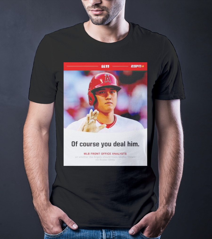 ESPN+ Shohei Ohtani MLB Front Office Analysts Trade Discussion T-Shirt