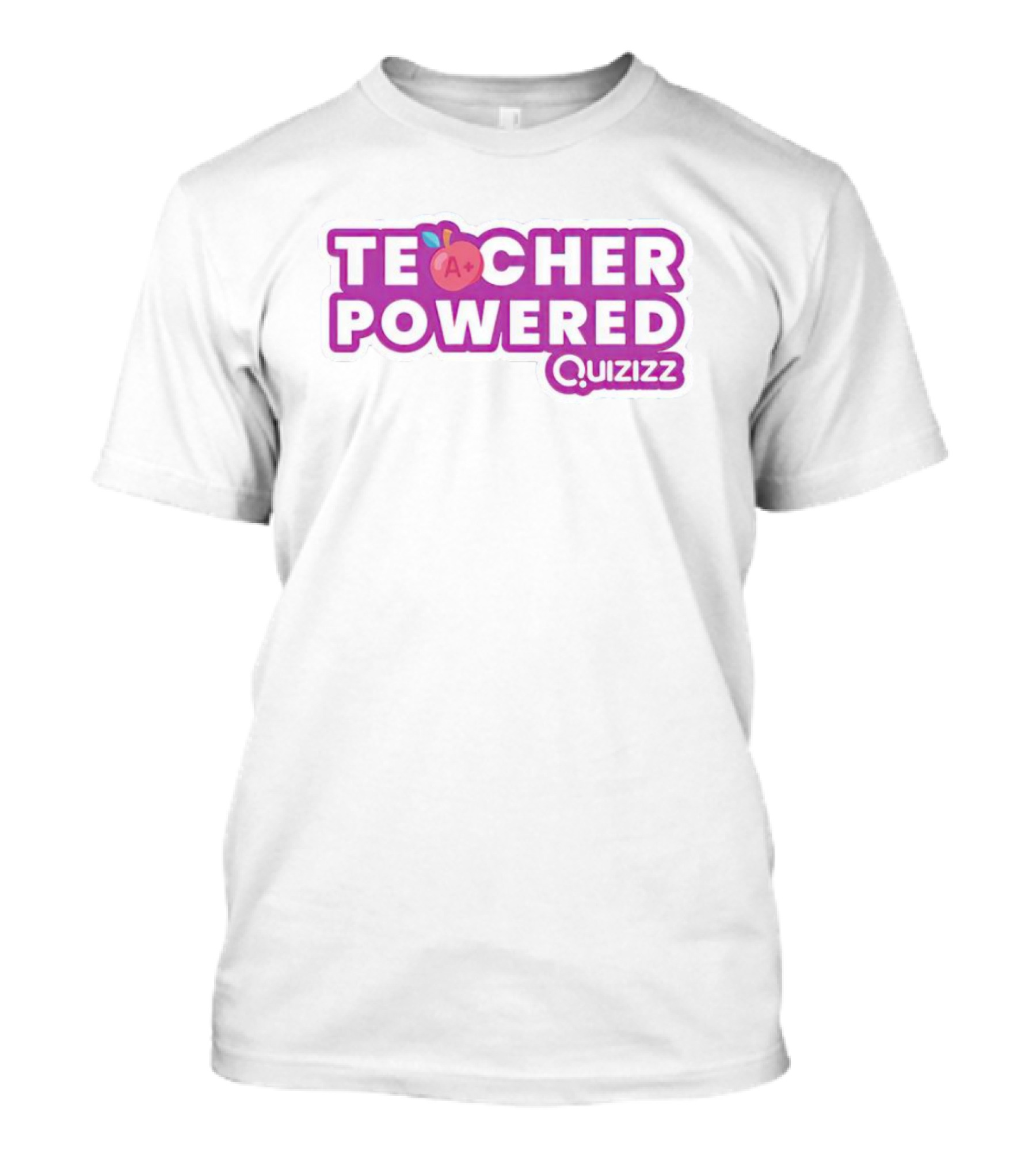 Teacher Powered Quizizz A+ Apple T-Shirt