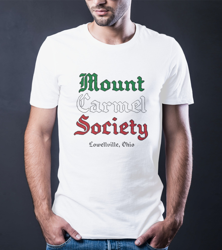 Mount Carmel Society Lowellville Ohio Green T-Shirt