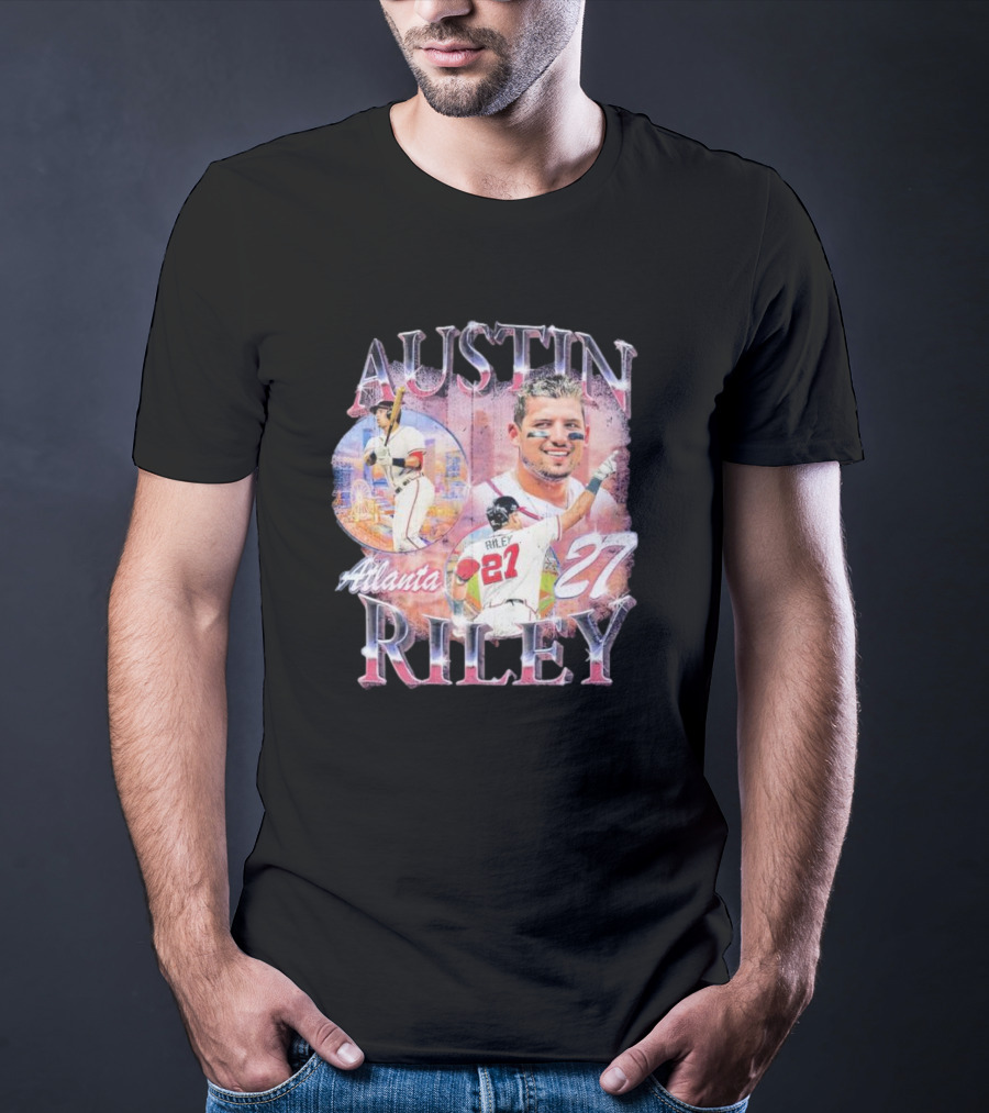 Austin Riley Atlanta 27 Baseball T-Shirt