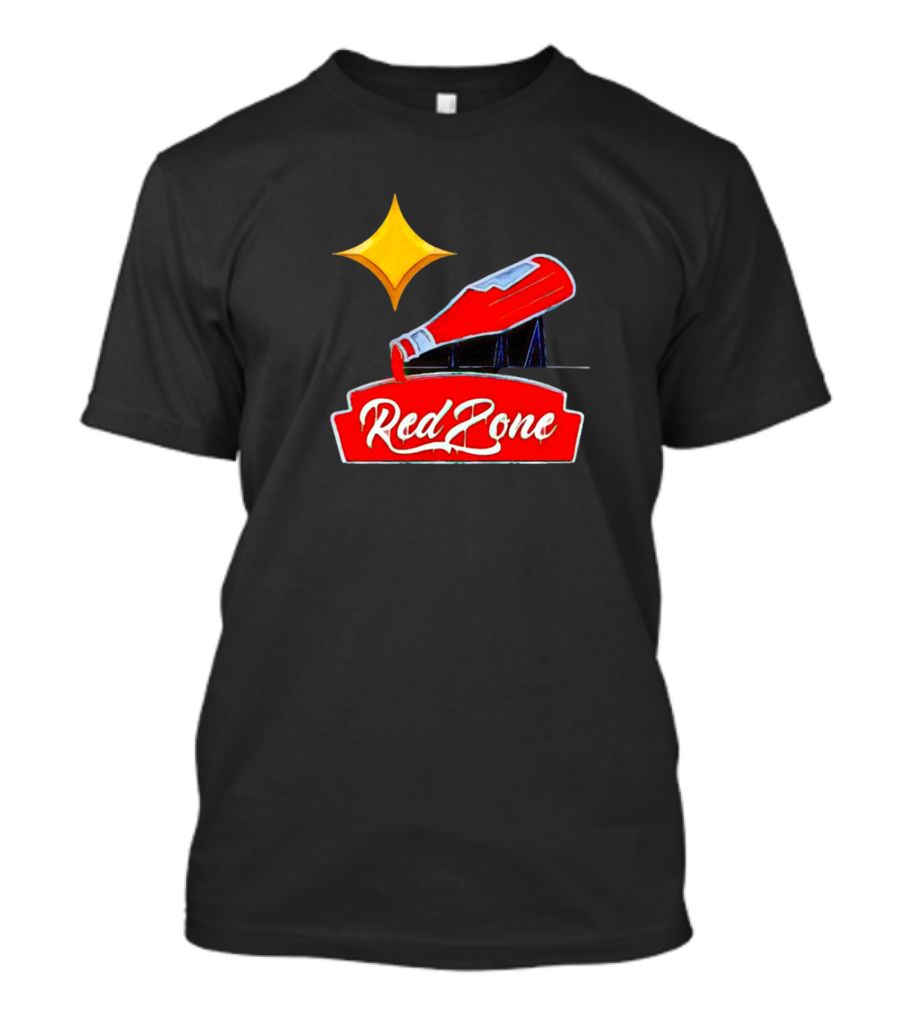 Red Zone Pittsburgh Steelers Ketchup Bottle T-Shirt