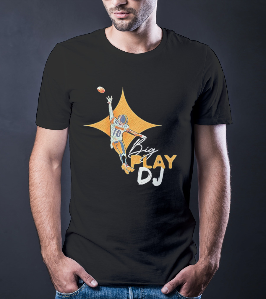Big Play DJ Pittsburgh Steelers Football Star Catch 18 T-Shirt