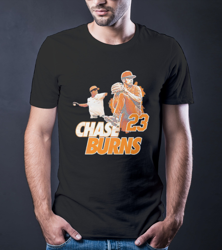 CHAS BURNS 23 Throw The Ball T-Shirt