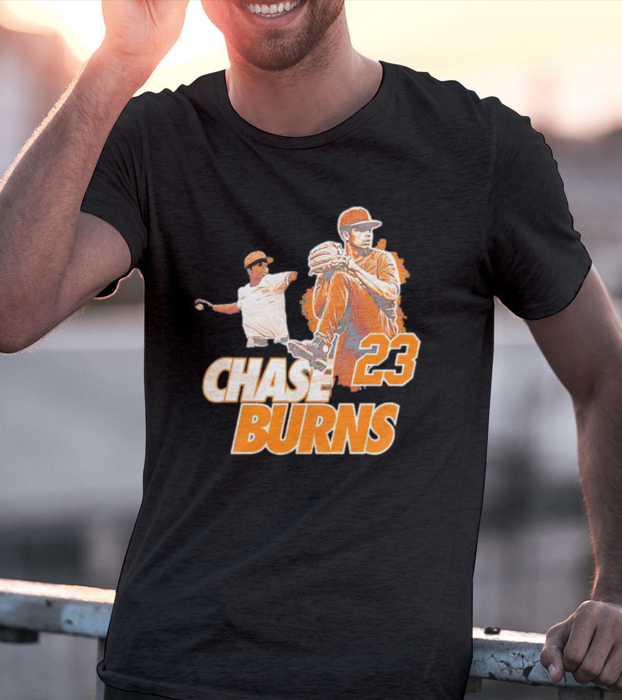 CHAS BURNS 23 Throw The Ball T-Shirt