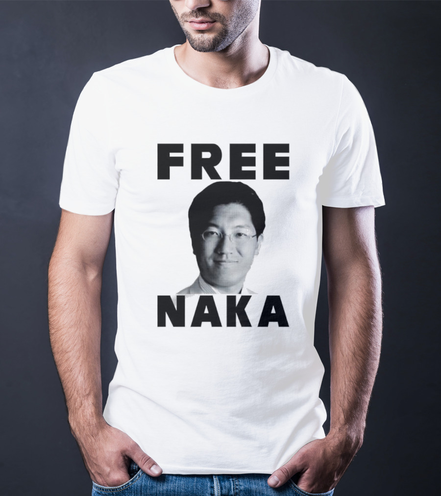 FREE NAKA Black White Pixelated T-Shirt