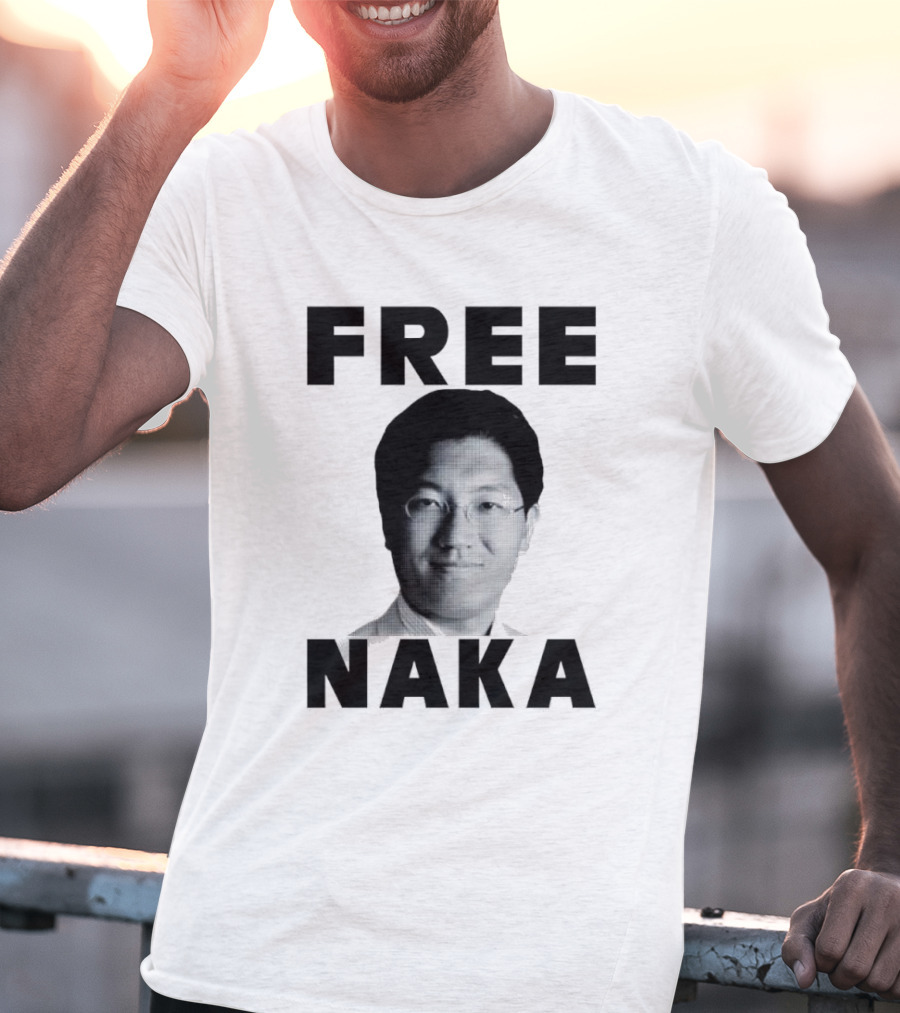 FREE NAKA Black White Pixelated T-Shirt