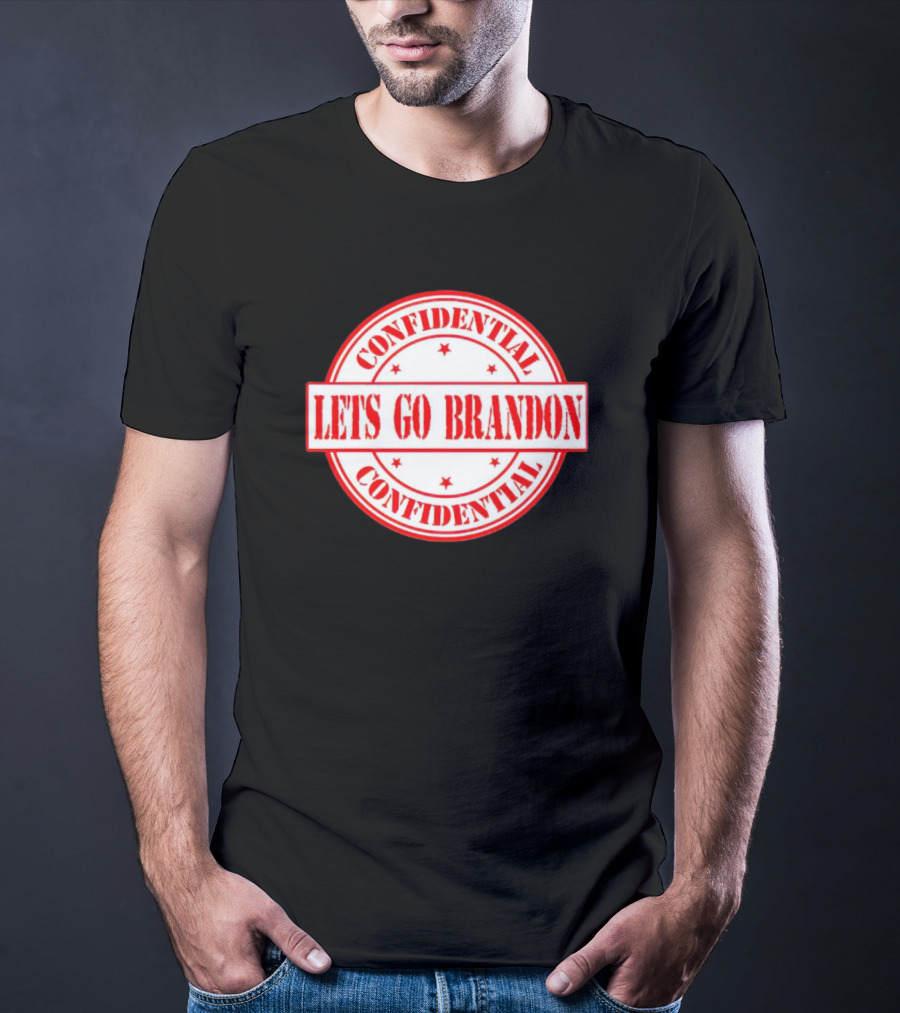 Let's Go Brandon Confidential Stamp T-Shirt