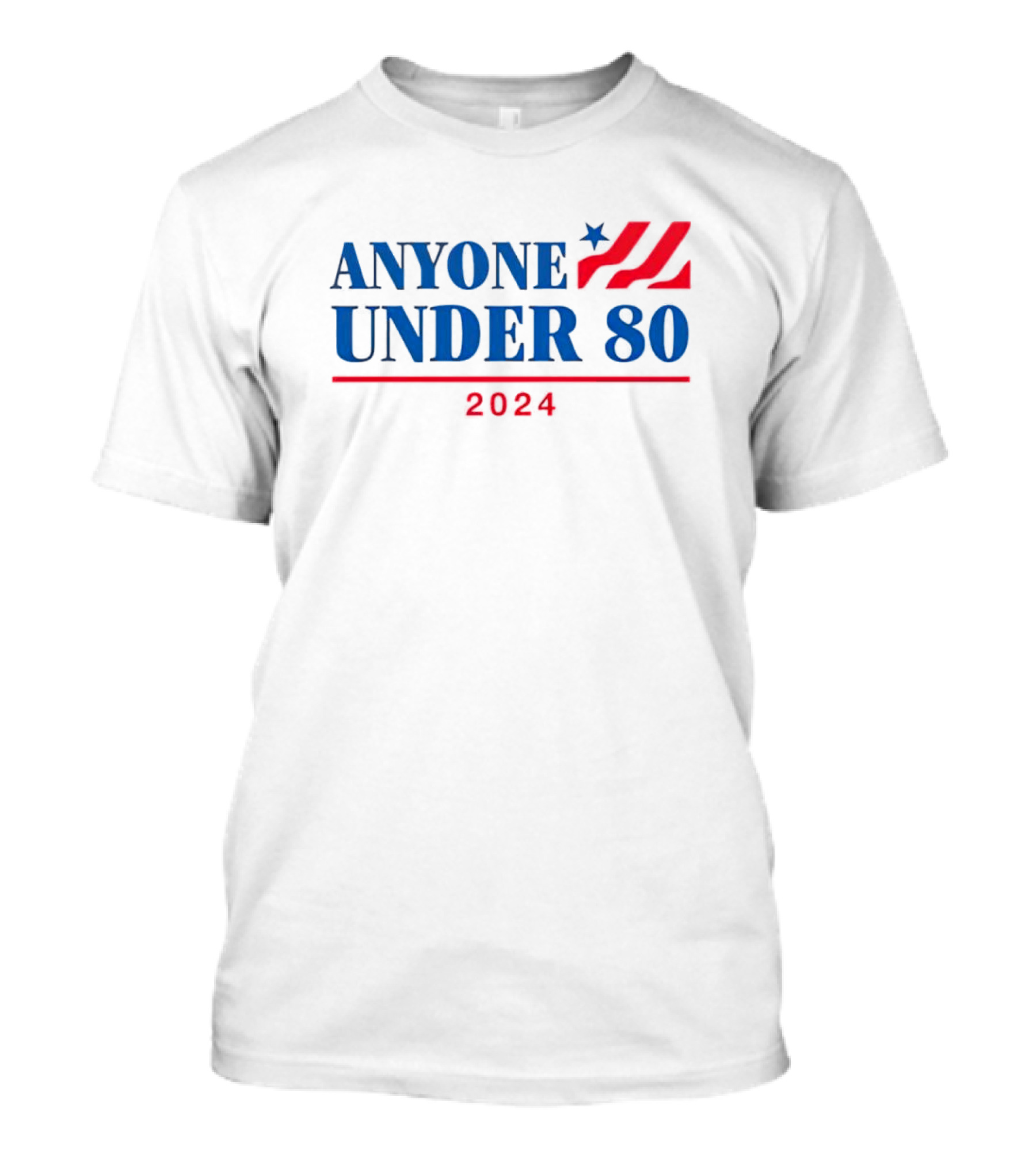 Anyone Under 80 Star Stripes T-Shirt