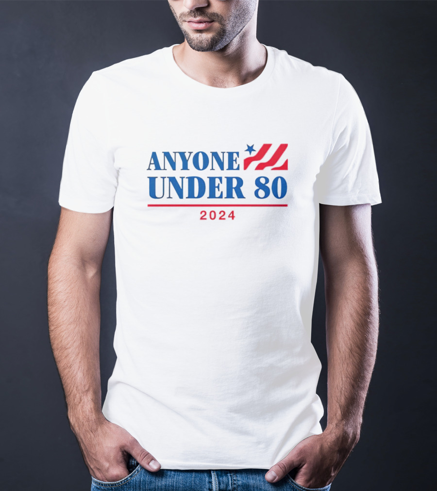 Anyone Under 80 Star Stripes T-Shirt