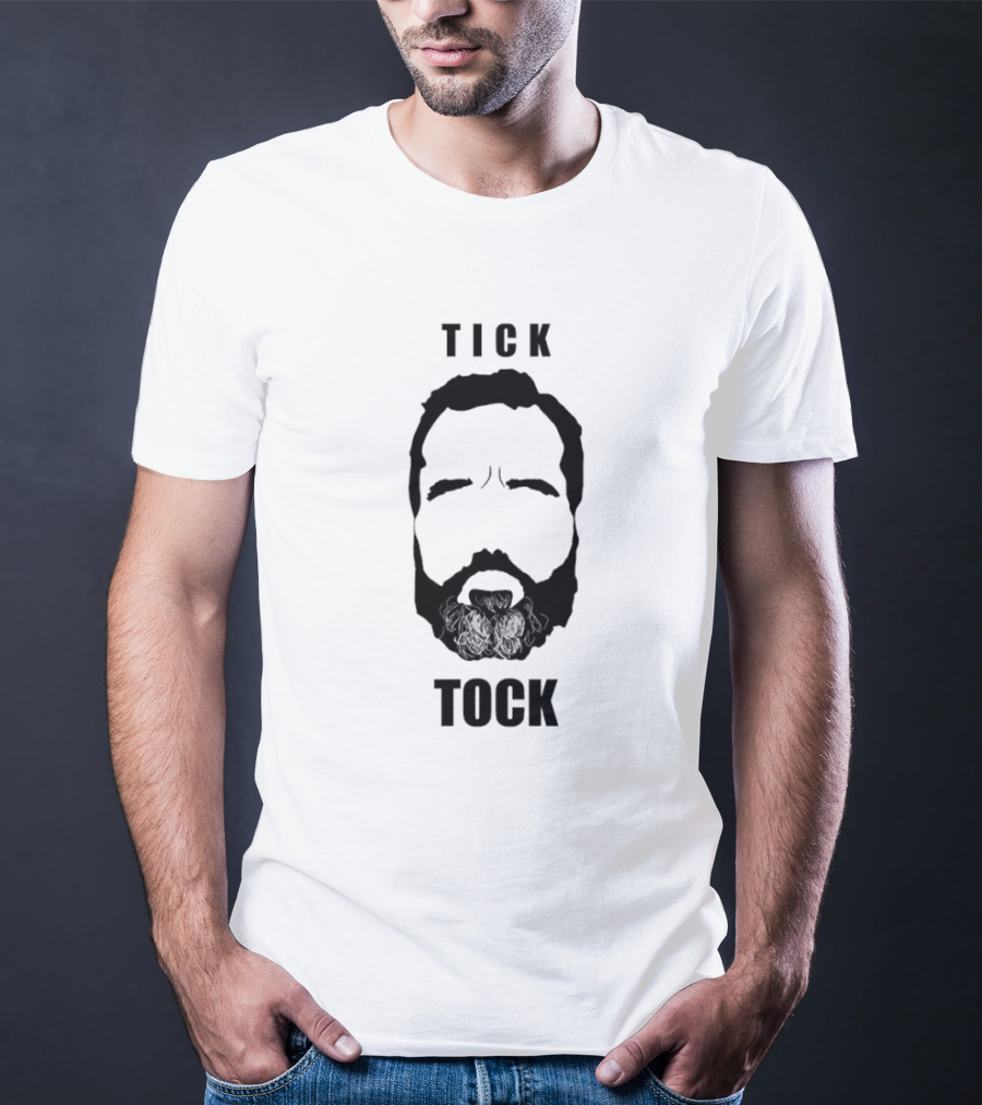 Tick Tock Jack Smith Beard Face T-Shirt