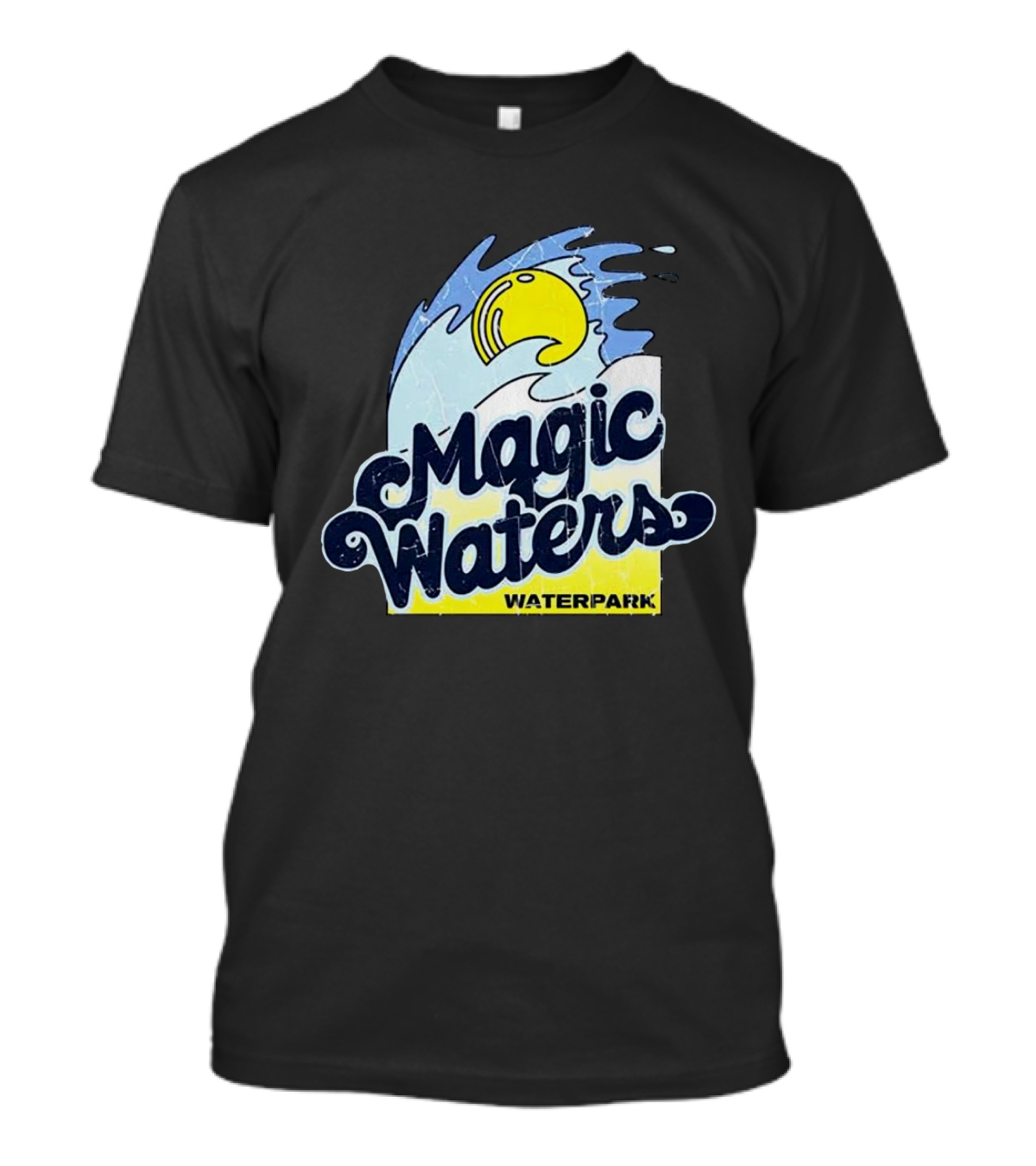 Magic Waters Waterpark Wave And Sun T-Shirt