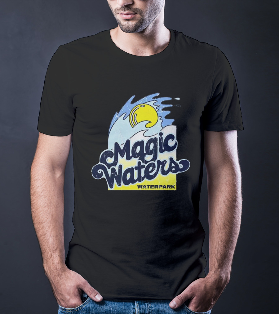 Magic Waters Waterpark Wave And Sun T-Shirt