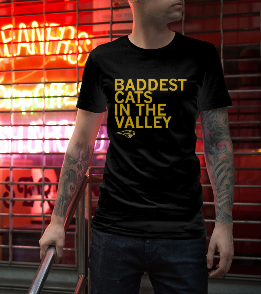 Baddest Cats In The Valley Northern Iowa Panthers T-Shirt