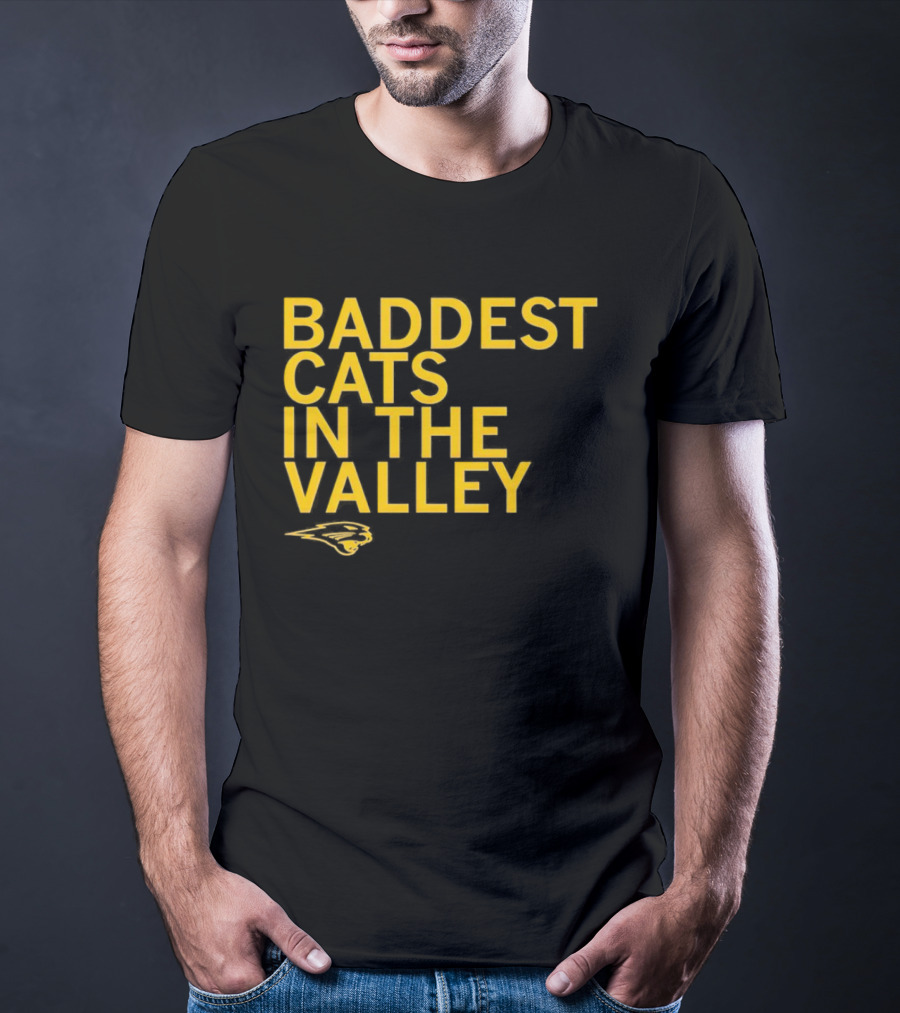 Baddest Cats In The Valley Northern Iowa Panthers T-Shirt