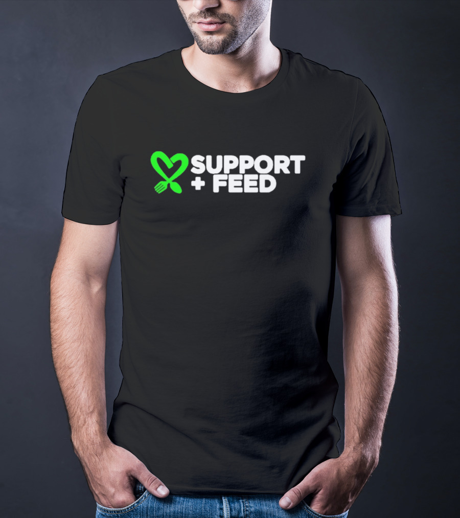 Support Plus Feed Heart T-Shirt