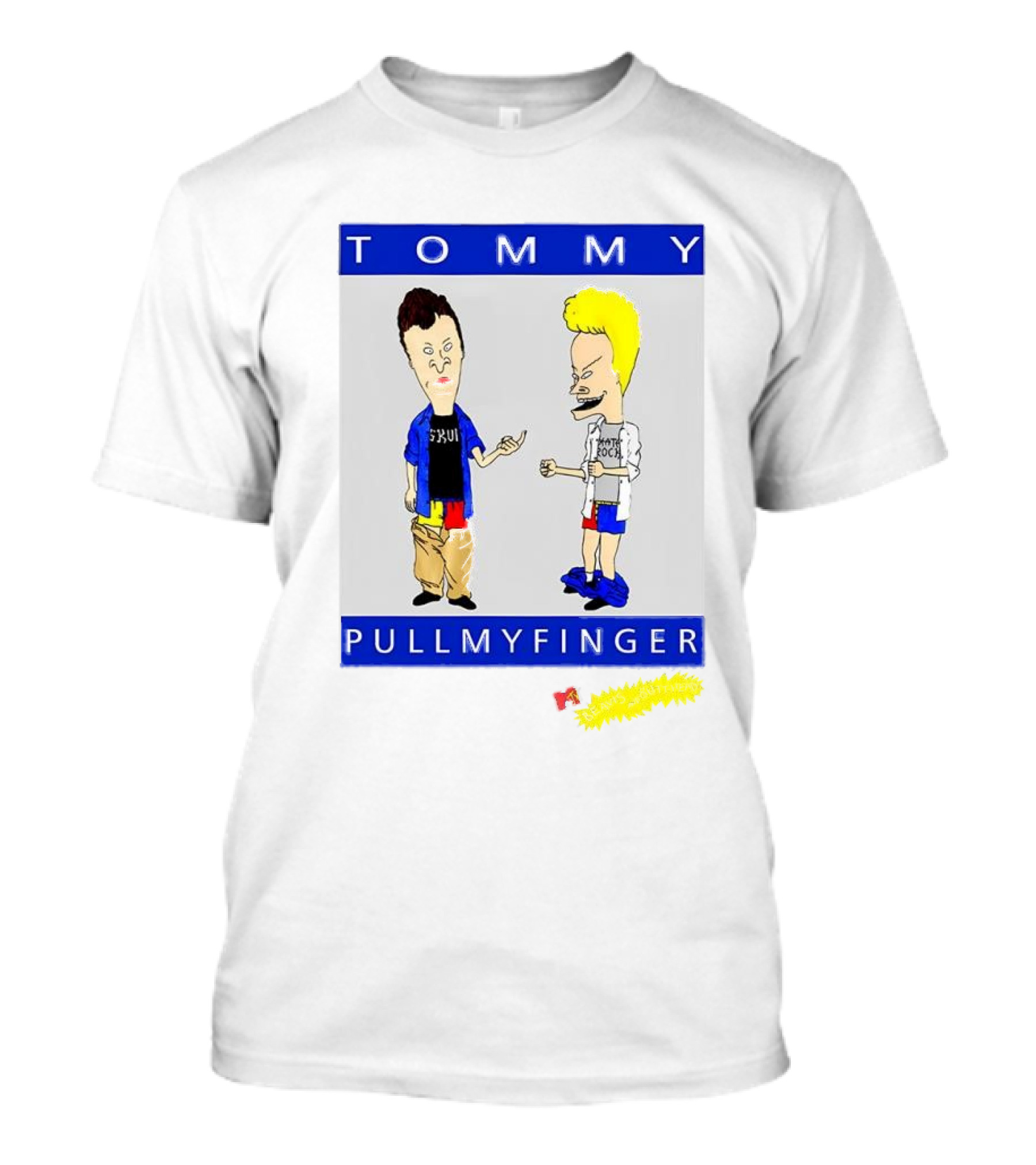 Beavis And Butt-Head Tommy Pull My Finger Album MTV T-Shirt