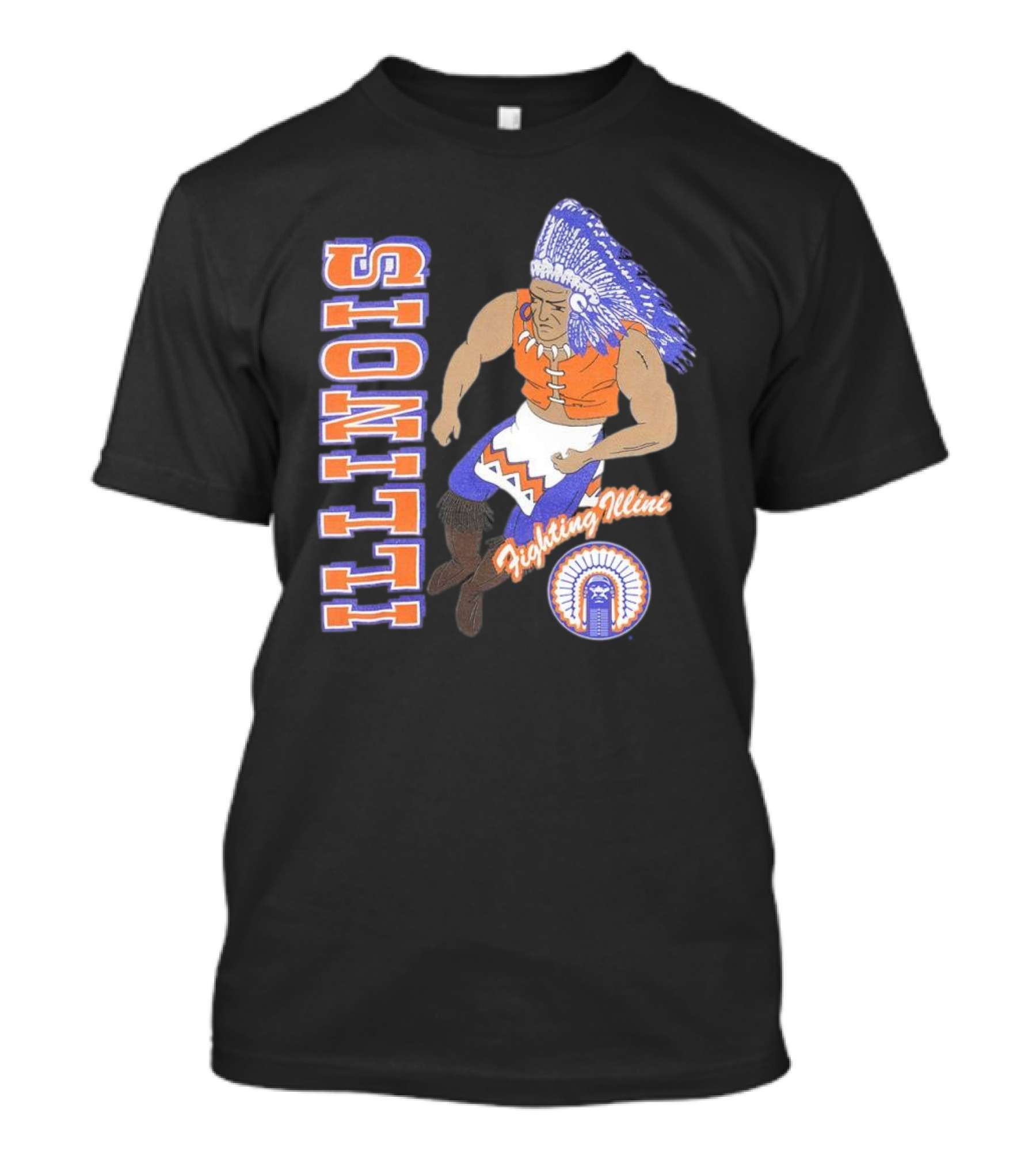 Illinois Fighting Illini Vintage Chief T-Shirt