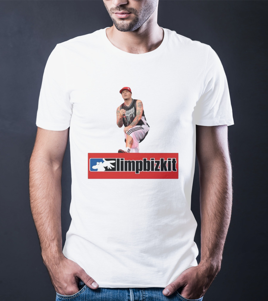 Limpbizkit Fred Durst Red Cap Black Tank Top Music Performance T-Shirt