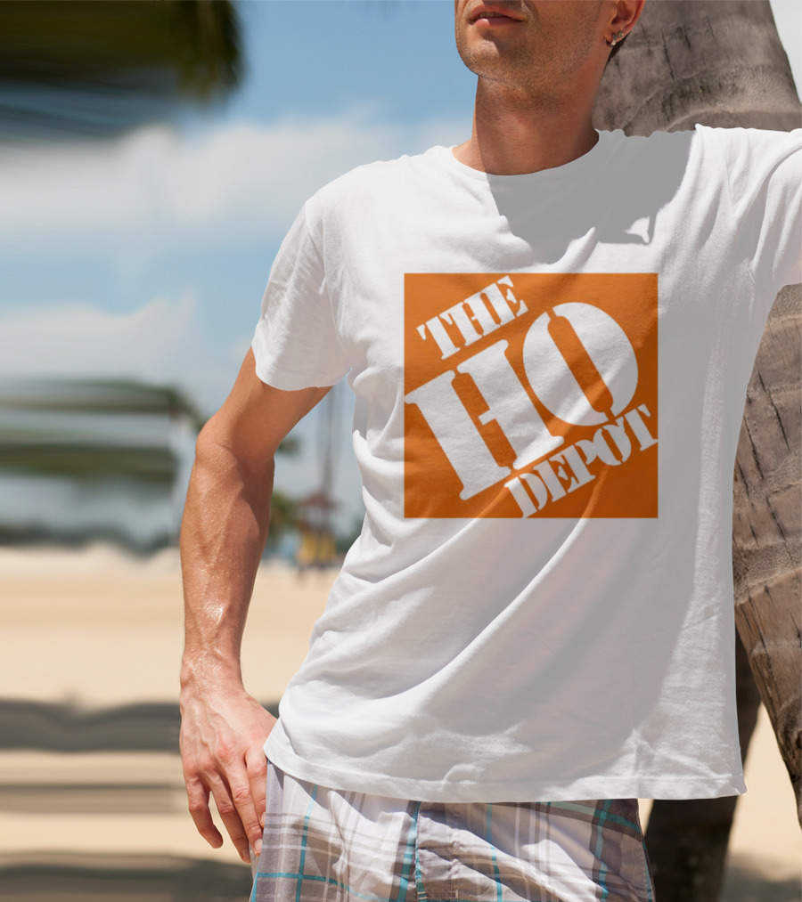 The Ho Depot Orange Square T-Shirt