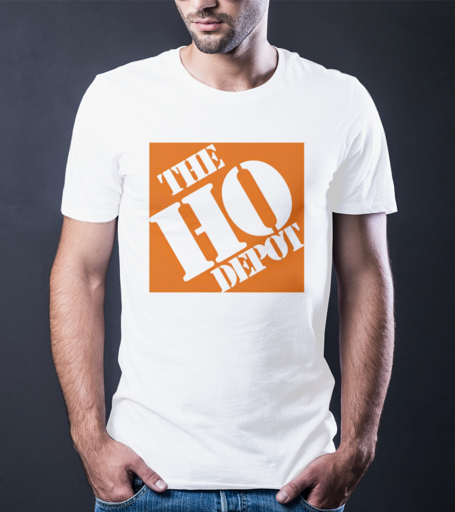 The Ho Depot Orange Square T-Shirt