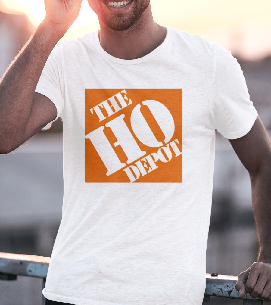 The Ho Depot Orange Square T-Shirt