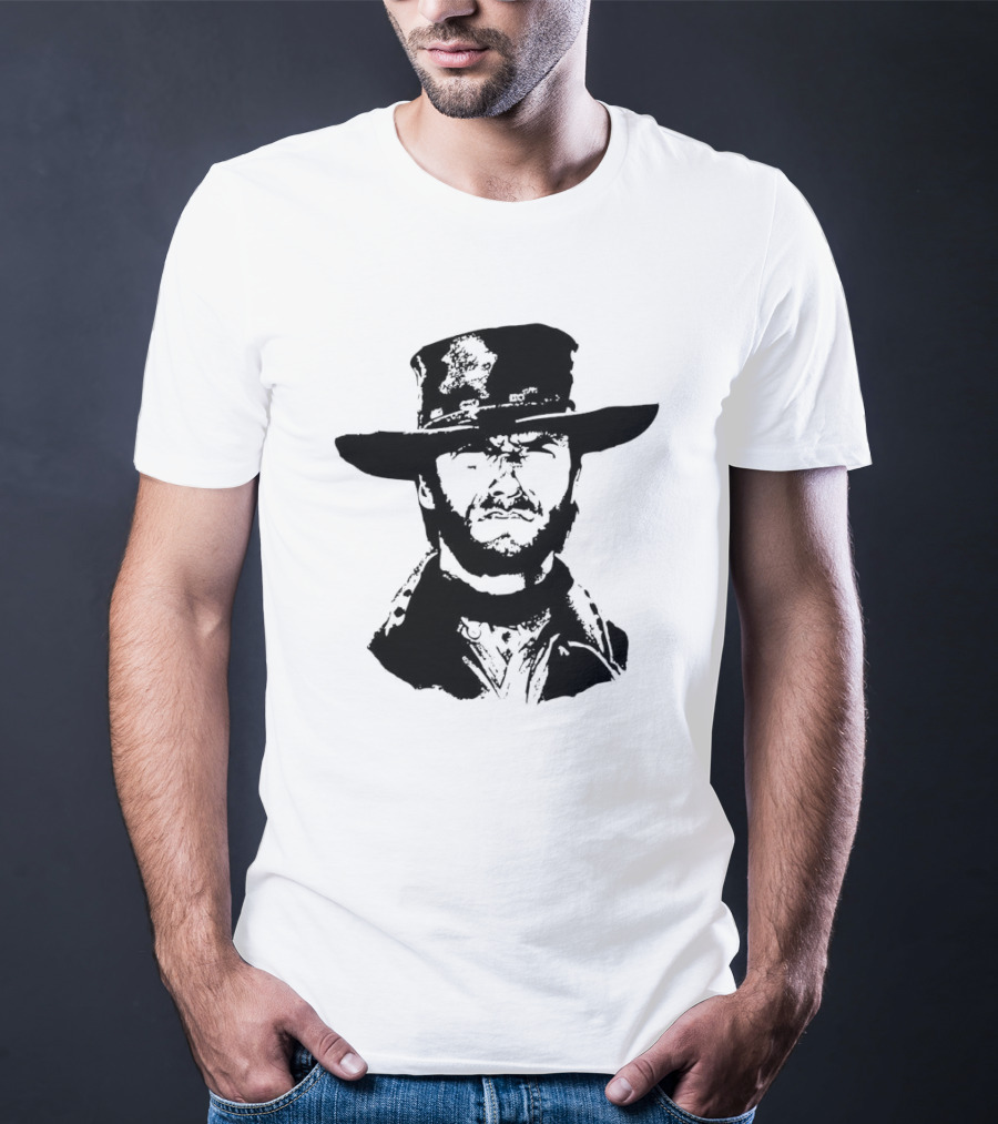 Clint Eastwood Western Hat Iconic T-Shirt