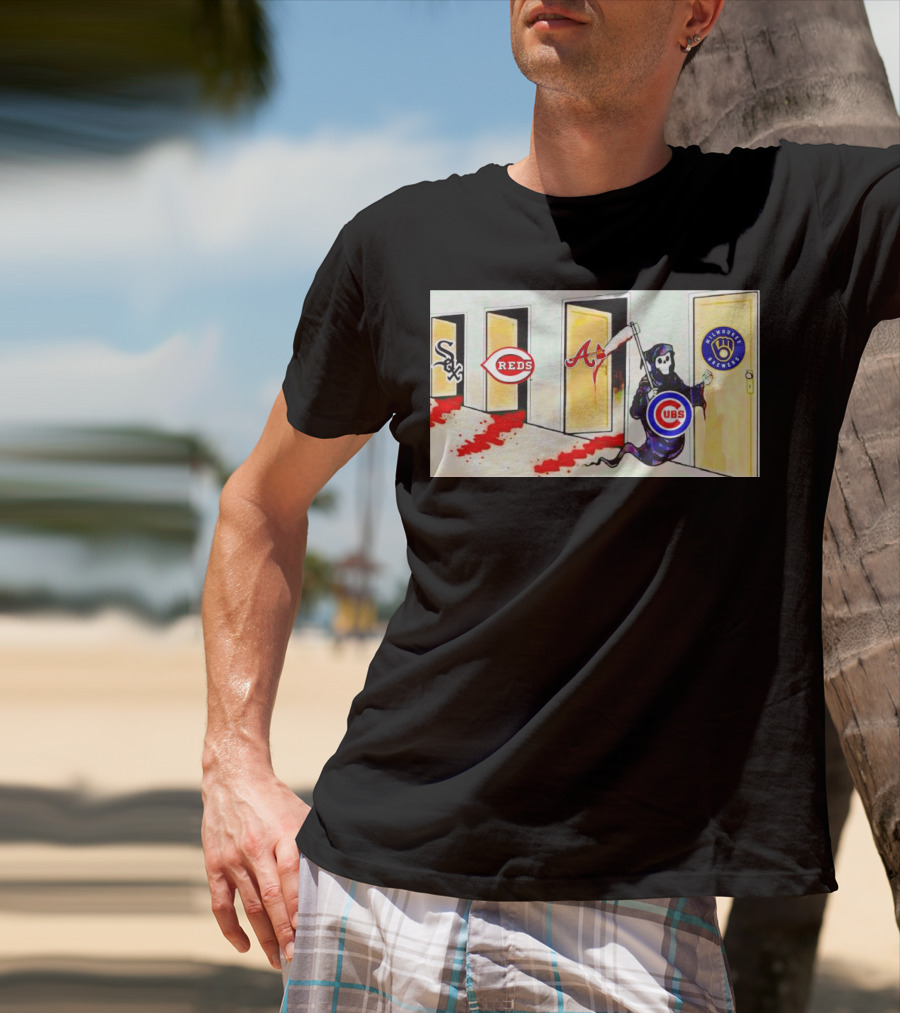 Death The Cubs Are Coming For Brewers Reds Braves White Sox T-Shirt