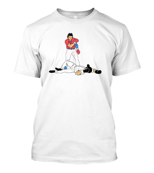 Down Goes Anderson Knockout Moment Boxing Scene T-Shirt