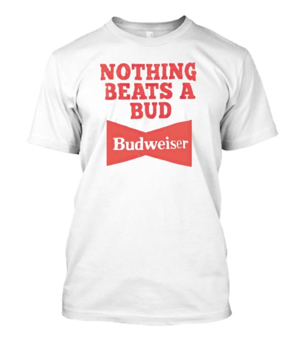 Budweiser Nothing Beats A Bud Red Bowtie T-Shirt