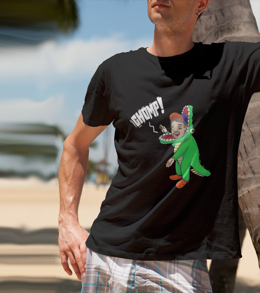 Chomp Chas McCormick Crocodile Costume Character T-Shirt