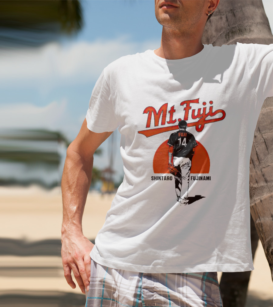 Shintaro Fujinami Mt. Fuji Baseball Baltimore Orioles T-Shirt