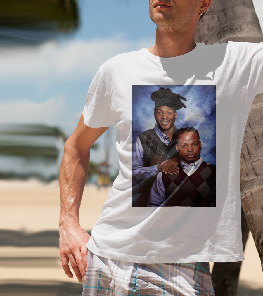 Tennessee Titans Derrick Henry DeAndre Hopkins Step Brothers Photo T-Shirt