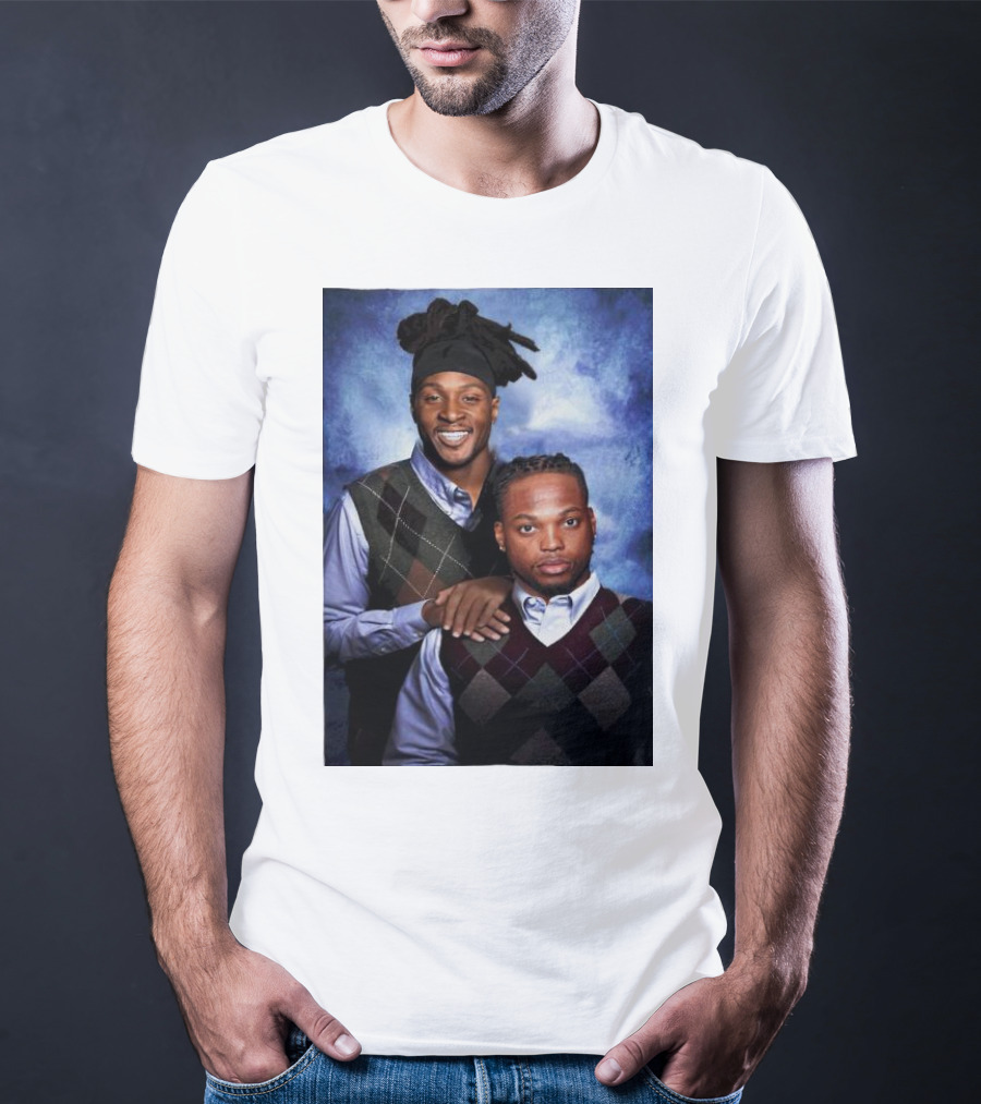 Tennessee Titans Derrick Henry DeAndre Hopkins Step Brothers Photo T-Shirt
