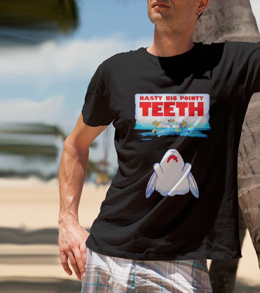 NASTY BIG POINTY TEETH Rabbit Parody With Knight T-Shirt