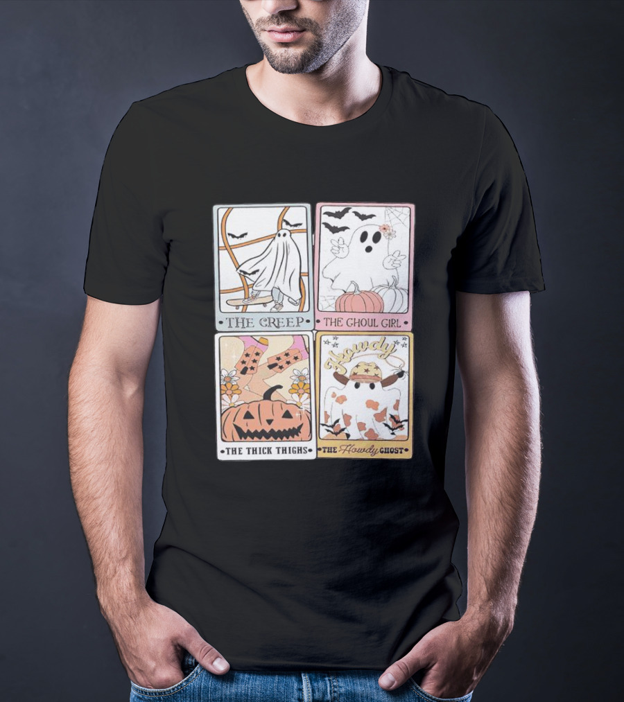 The Creep The Ghoul Girl The Thick Thighs The Howdy Ghost T-Shirt