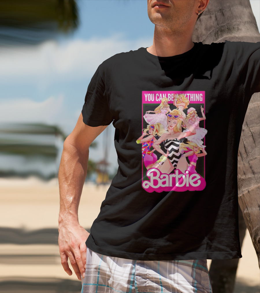 You Can Be Anything Barbie Retro Fashion Montage T-Shirt