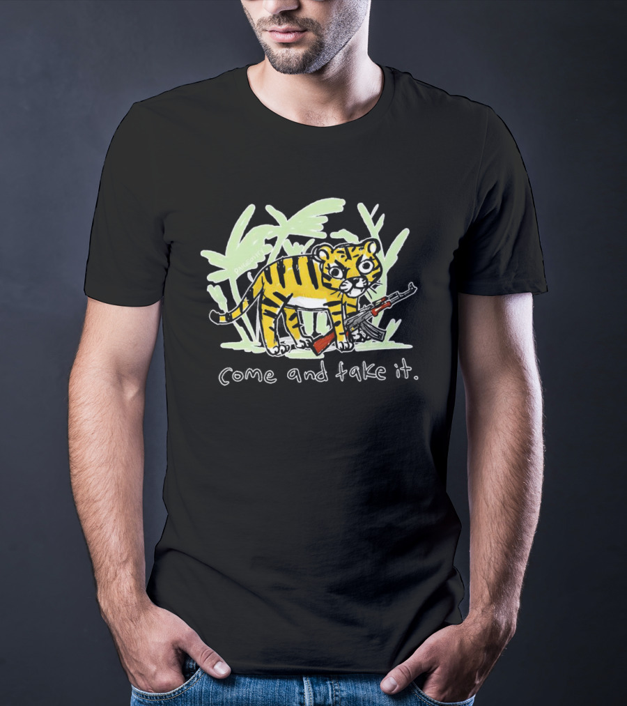 Tiger Jungle AK-47 Come And Take It T-Shirt