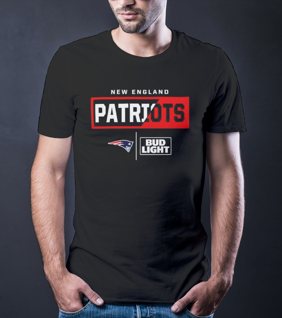 New England Patriots Bud Light Partnership T-Shirt