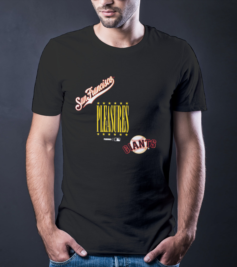 San Francisco Pleasures MLB Giants Baseball T-Shirt