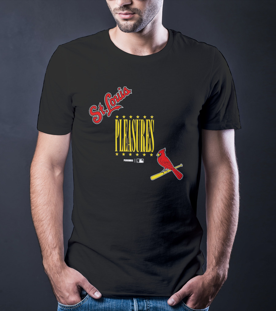 St. Louis Cardinals Pleasures MLB Collaboration T-Shirt