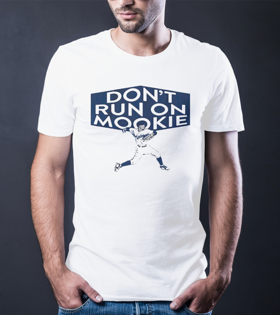 DON’T RUN ON MOOKIE PLAYER SILHOUETTE BASEBALL T-Shirt